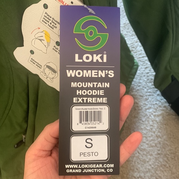 Tags attached Loki Mountain Hoodie Extreme - Picture 3 of 5